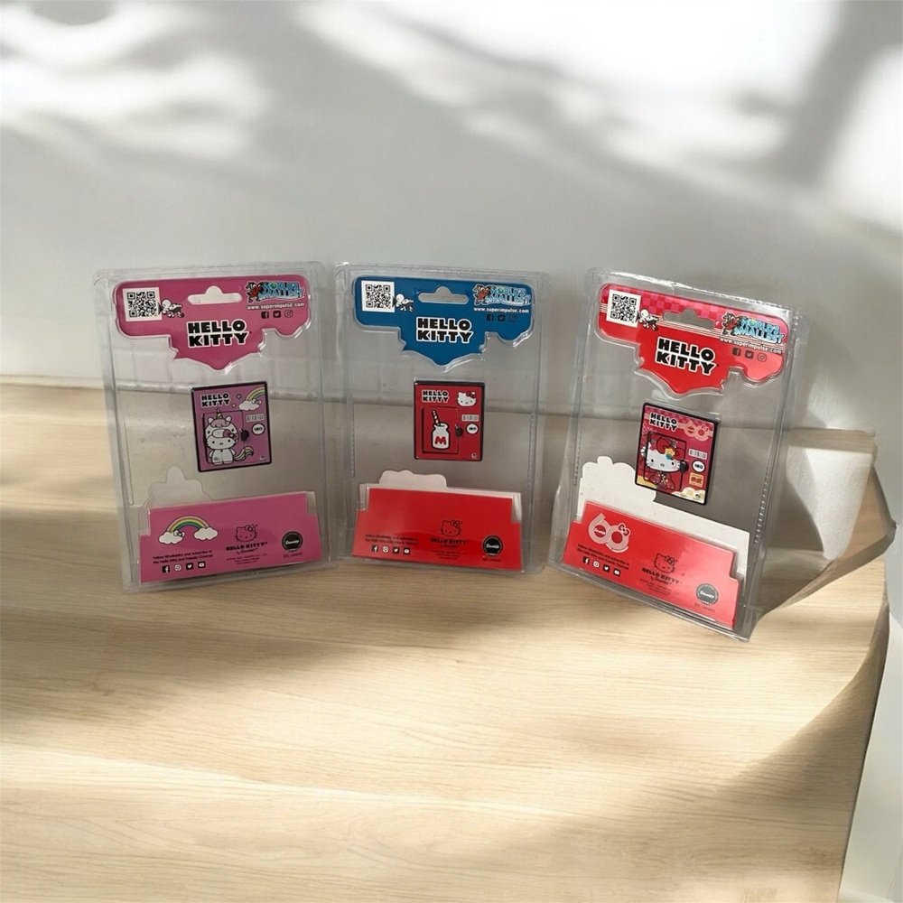 NEW Sanrio Hello Kitty Pop Culture Micro Figures Set of 3 Collectible Mini Case - Picture 6 of 6
